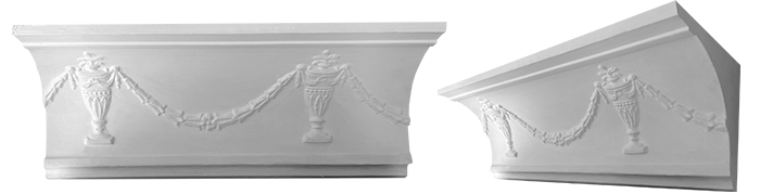 decorative plaster cornice image