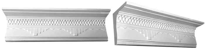 decorative plaster cornice image